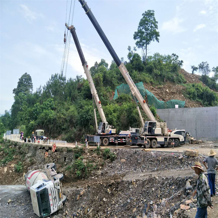 河源河源24小时应急道路救援吊装吊装现场实拍